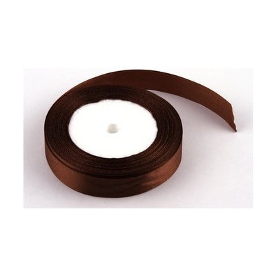 Stuha saténová 2cm x 23m HNĚDÁ – Zboží Dáma