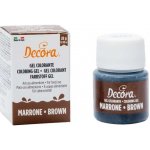 Decora Gelová barva hnědá 28 g – Zbozi.Blesk.cz