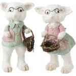 Dekorace ovčí chlapec a dívka Sheep 25*22*46cm J Line by Jolipa – Hledejceny.cz