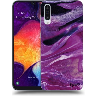 Pouzdro Picasee ULTIMATE CASE Samsung Galaxy A50 A505F - Purple glitter – Zboží Mobilmania