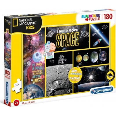 Clementoni National Geographic Kids Space 29206 180 dílků – Hledejceny.cz