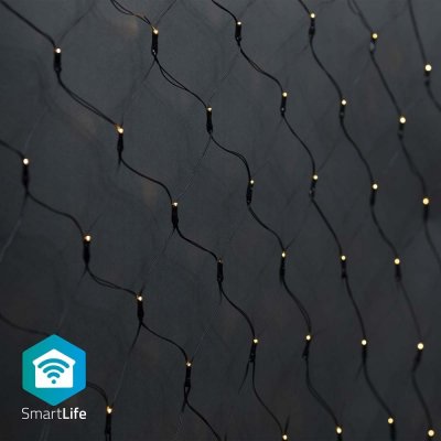 Nedis SmartLife chytrý vánoční řetěz síť 3x2 m 280 LED venkovní IP65 teplá bílá WIFILXN01W280 – Hledejceny.cz