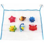 Teddies Zvířátka do vany gumová 6ks se síťkou v sáčku 18x28x12m+ 5cm – Zboží Dáma