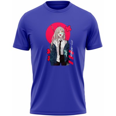 Chainsaw Man tričko パワーPower modré – Zbozi.Blesk.cz