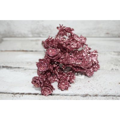 Autronic Větvička s glitry 20 x 15 cm Barva: Růžová – Hledejceny.cz