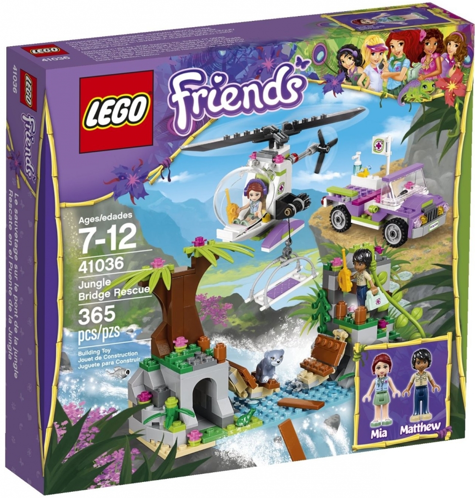 LEGO® Friends 41036 Záchrana na mostě v džungli od 3 558 Kč - Heureka.cz