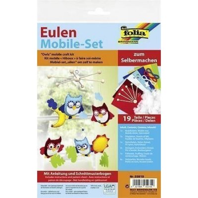 FOLIA Creative craft set hanging decoration owl – Hledejceny.cz