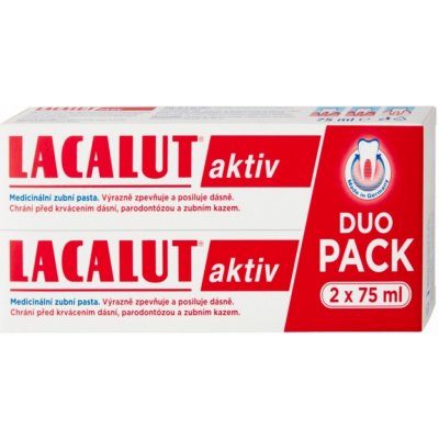 Lacalut Aktiv 2 x 75 ml – Sleviste.cz