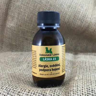 Dokonalá Láska Láska 23 - Alergie, hojení, svědění - podpůrný olej 100 ml – Hledejceny.cz