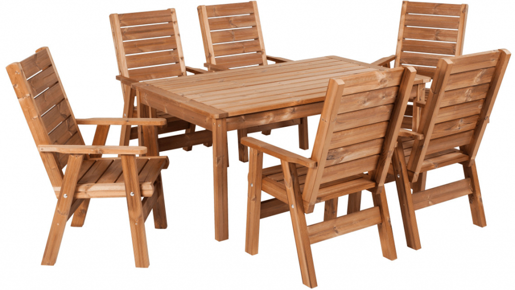 Prowood Zahradní sestava ThermoWood SET L1 + nátěr Teak + PCD 91