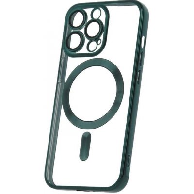 Pouzdro Forever Silikonové TPU Mag Color Chrome iPhone 13 Pro zelené