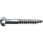 Šroub do dřeva s půlkulovou hlavou s drážkou DIN 96 Nerezocel A2 6X60MM – Sleviste.cz