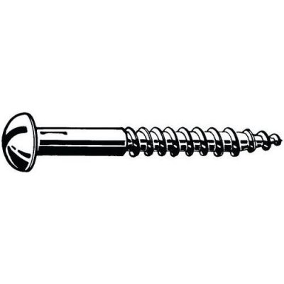 Šroub do dřeva s půlkulovou hlavou s drážkou DIN 96 Nerezocel A2 6X60MM – Sleviste.cz