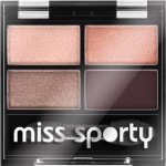 Miss Sporty Quattro oční stíny 408 Smoky Rose 3,2 g – Zboží Mobilmania