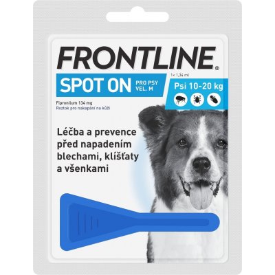 Frontline Spot-On Dog M 10-20 kg 1 x 1,34 ml – Zboží Mobilmania