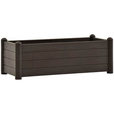 STEFANPLAST Truhlík vyvýšený záhon ITALIA 100x43x35cm moka – HobbyKompas.cz