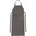 CG Workwear Zástěra Verona s laclem a kapsou 90 x 75 cm šedá zinková 90 x 75 cm CGW1146 – Hledejceny.cz