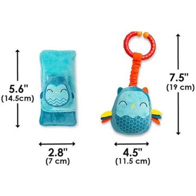 Diono Chránič pásu Soft Wraps & Toy Owl – Hledejceny.cz