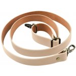 Pro Háčkování Sada kožený popruh posuvný 122 cm š. 2 cm krémový staromosaz – Zboží Mobilmania
