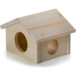 JK ANIMALS dřevěný domek z masivu pro křečky 12,5 x 10,5 x 11,5 cm – Hledejceny.cz