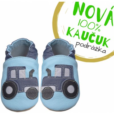 Babice kožené barefoot BA 229 Traktor – Zboží Mobilmania