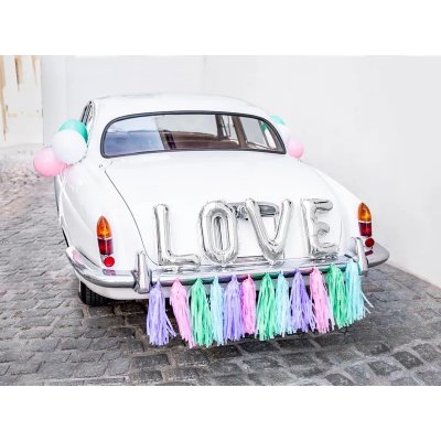 PartyDeco PartyDeco Svatební dekorace na auto - Love – Zboží Dáma PartyDeco PartyDeco Svatební dekorace na auto - Love – Zboží Dáma