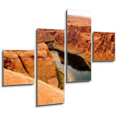 Obraz 4D čtyřdílný - 120 x 90 cm - The Grand Canyon Velký kaňon