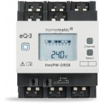 Homematic IP Drátový spínací akční člen s LCD na DIN lištu HmIPW-DRS8 – Zboží Mobilmania