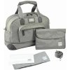 Taška na kočárek Beaba taška Amsterdam II Expandable Travel Changing Bag Heather Grey šedá