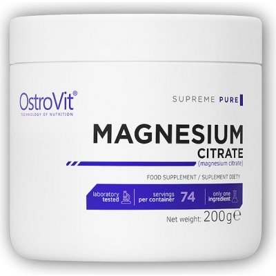 OstroVit Magnesium Citrate 200 g přírodní