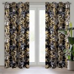 Pierre Cardin ZATEMŇOVACÍ ZÁVĚS NA KROUŽCÍCH PIERRE CARDIN ZOJA 140X250 CM VZOROVANÁ – Sleviste.cz