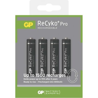 GP ReCyko+ Pro 800 AAA 4ks 1033114063 – Zboží Živě