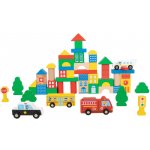 Tooky Toy Wooden Blocks City Building 50 ks – Sleviste.cz