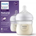Avent kojenecká láhev Natural Response transparentní 125 ml – Zboží Mobilmania