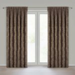 EUROFIRANY ZATEMŇOVACÍ ZÁVĚS NA PÁSCE NESKA 140X270 CM SVĚTLE HNĚDÝ – Hledejceny.cz