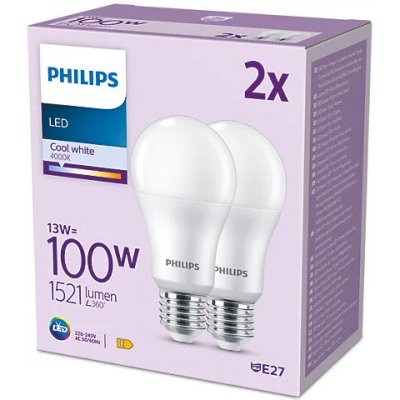 Philips 3x E27 A67 LED žárovka 13W = 100W 1521 lm 4000K Neutrál – Hledejceny.cz