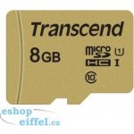 Transcend microSDHC 8 GB UHS-I U1 TS8GUSD500S – Zboží Mobilmania
