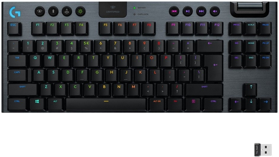 Logitech G915 TKL Tenkeyless LIGHTSPEED Wireless RGB Mechanical Keyboard 920-009503