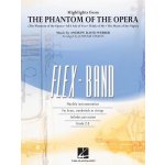 Highlights from The Phantom of the Opera Fantom opery noty pro flexibilní orchestr, party, partitura – Zbozi.Blesk.cz