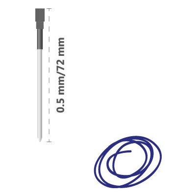 Náplň kovová Crystal Touch 0,5 mm modrá 446564 – Zboží Živě
