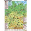 Nástěnné mapy Deutschland im Überblick 120 × 160 cm