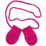 Baby Nellys Zimní pletené rukavičky růžové – Zboží Dáma