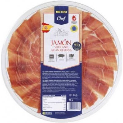 Metro Chef Jamón Serrano Gran Reserva plátky 90 g – Sleviste.cz