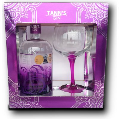 Tann 's Gin Premium 40% 0,7 l (dárkové balení 1 sklenice) – Zboží Dáma