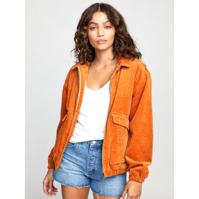 RVCA Viber Corduroy dark Orange – Zboží Mobilmania