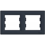 Asfora rámeček dvojnásobný vodorovný EPH5800271 antracit – HobbyKompas.cz