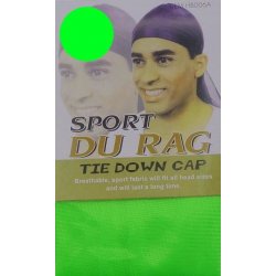 DURAG Šátek Thin Neon green Zelená Blingstar