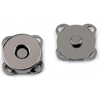 Pro Háčkování Magnetické zapínání 18 mm, černý nikl – Zboží Mobilmania