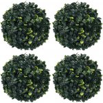 vidaXL Umělé buxus koule 4 ks 12 cm