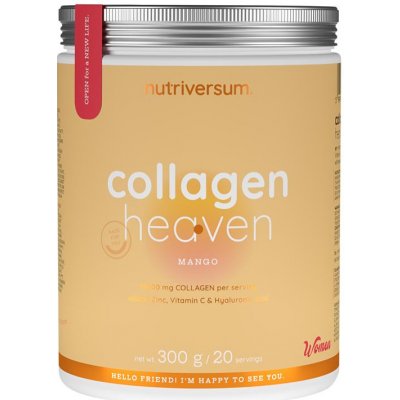 Nutriversum Collagen Heaven 300 g Mango – Zbozi.Blesk.cz